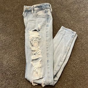 Hollister jeans high rise super skinny 3s